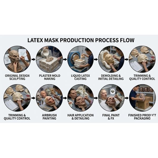 Deluxe Lifelike Elder Man Human Face Mask, Highly Detailed Realistic Skin Silicone Mask for Cosplay, Halloween, and Pranks