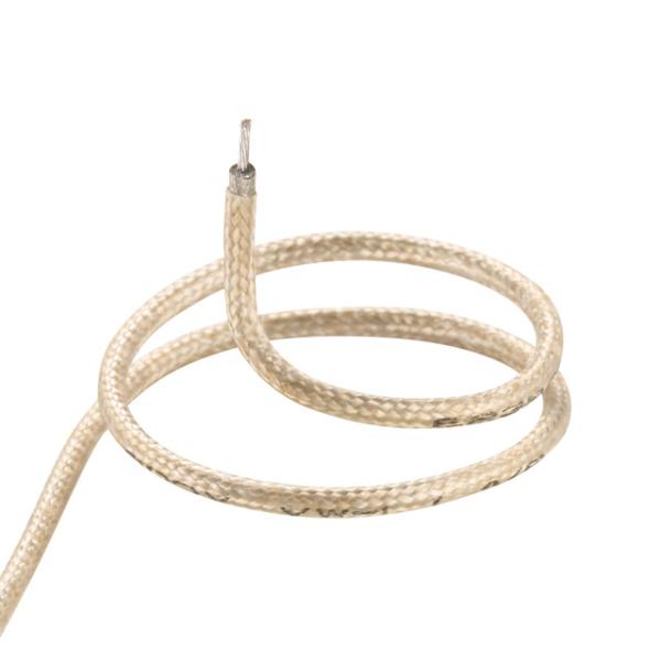 Pure Nickel Conductor Mica Insulated Wire Fiberglass Braided 18 Awg UL5107