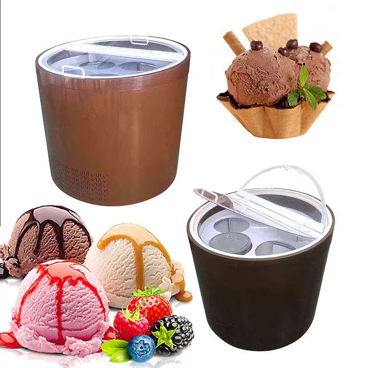 Ice Cream Display Large Capacity Rotating Display Cabinet Multifunction Circular Display Cabinet