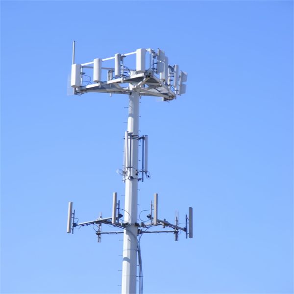 Antenna 40m Communication Cell Tower Monopole For Networks Decorative