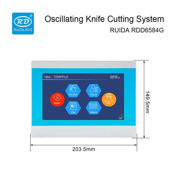 Contrôleur de couteau oscillant RUIDA RDD6584G avec 8 axes et 7 écrans tactiles