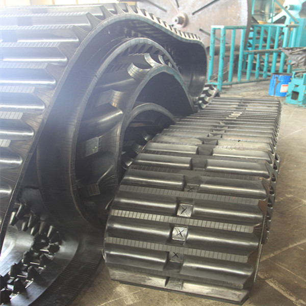 500x100x62 Large Dumper Rubber Track with Less Ground Damage Rubber Track