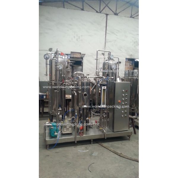 Automatic Co2 Beverage Mixing Machine Aerated Carbonated Drink Mixer