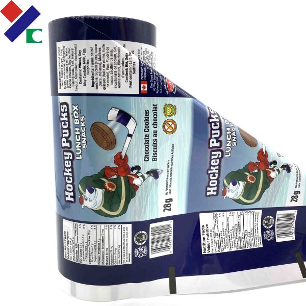 Aluminum Foil Laminated 152mm Printed Packaging Film Roll Flexible Roll Film For Sugar Candy