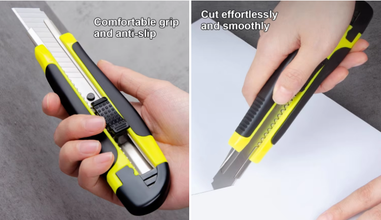 Snap Off Razor Safety Utility Knife Blade SK2 SK5 Material For Office 18mm