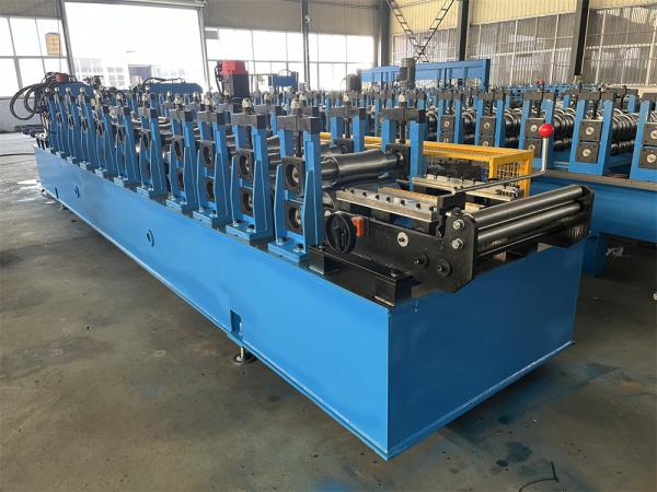 High Speed Automatically Metal Roof Ridge Cap Roll Forming Machine With 3T Hydraulic Decoiler