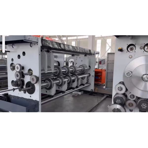 Semi автоматическая складывая машина Gluer умирает машина Flexo Gluer вырезывания