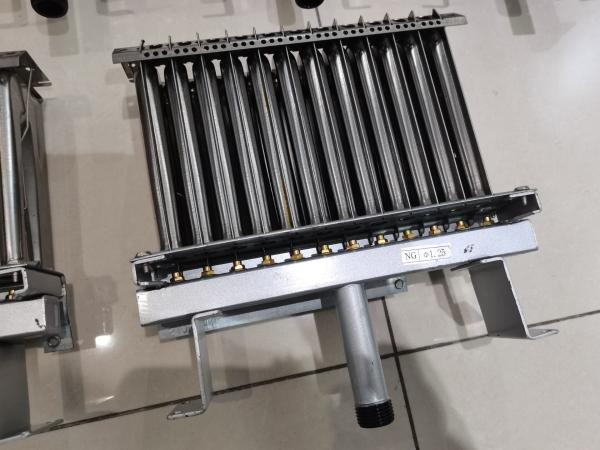                  Gas Boiler Parts 12 Rows Stainless Steel Burner             