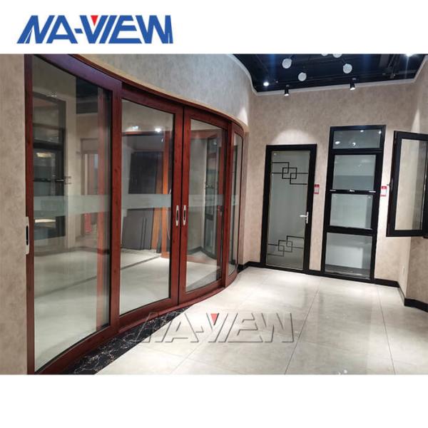 Best Sliding Glass Windows OEM Low Price Aluminium Curved Sliding Window Chinese Supplier