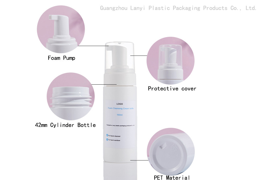 бутылка пены дезинфицирующего средства руки 120ml 150ml 200ml пластиковая