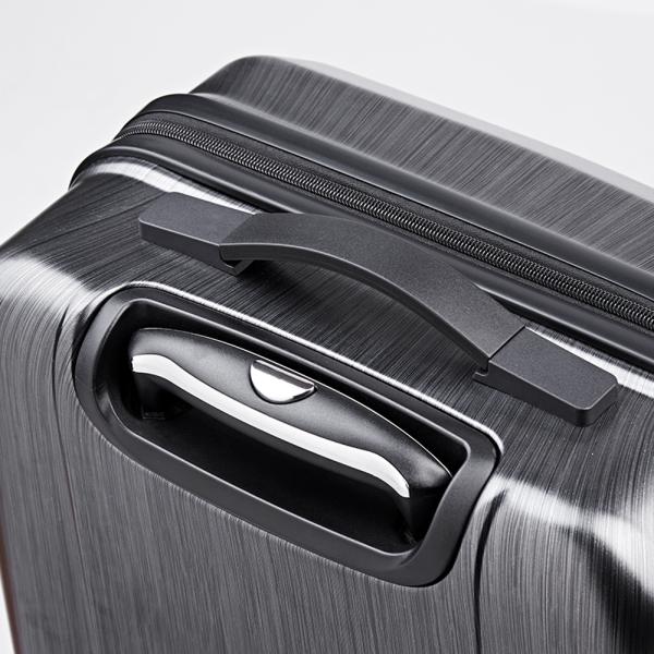 Brushed Finish Hard Shell Suitcase with TSA Lock