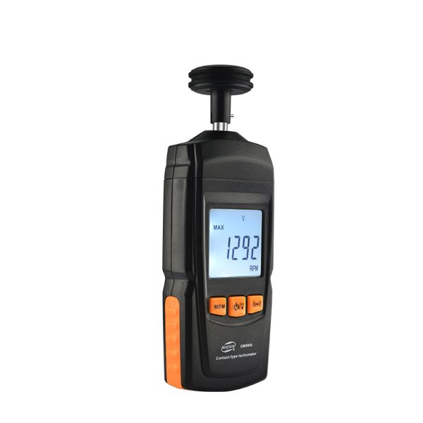 GM8906 Motor Tachometer Digital LCD with Backlight for Non-destructive Testing 0.5~99999 RPM Measurement