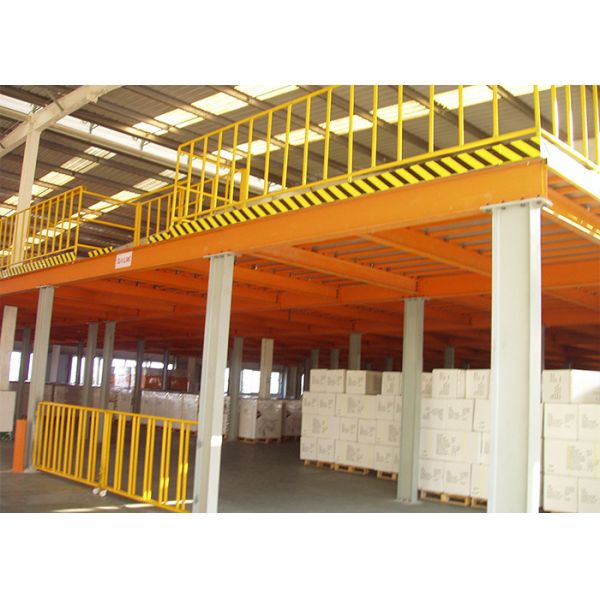 Sistemas de mezanino de almacén de larga duración, almacenamiento temporal pisos de mezanino de alto nivel