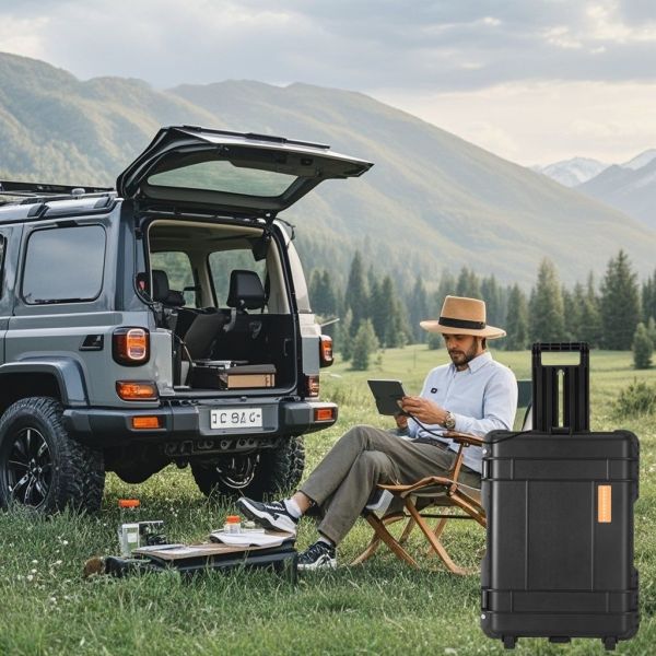 3000W Pure Sine Wave Outdoor Portable Generator for Customizable Communication and Camping