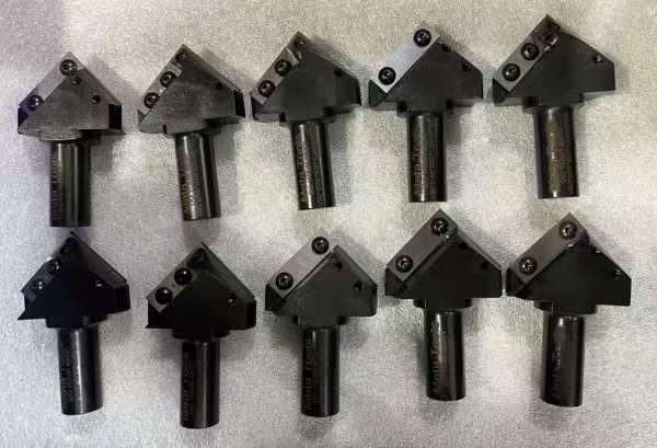 Wood Cutter Tools Replaceable Carbide Inserts Spoilboard Bit 60 Degree Engraving Milling Cutter CNC V Type Router Bit