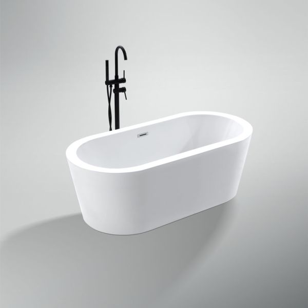 US 300/Piece Function Luxury Oval Acrylic Freestanding Bathtub Wide Border Popular Designs