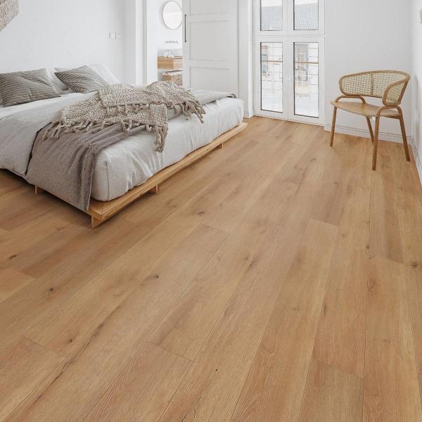 Embossed Texture PVC SPC Vinyl Flooring 7inch -24inch Moisture Proof