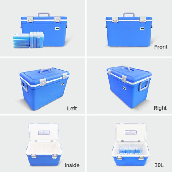 Cooler Box Ideal for Camping Fishing and Beach Trips Outdoor Portable Insulated Cooler Lightweight Durable Design