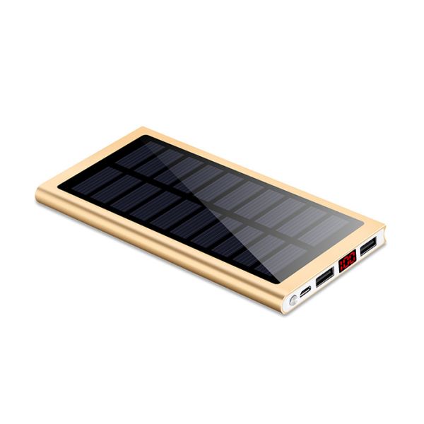 9mm Solar Charger Power Bank , Ultra Thin Portable Solar Battery Charger
