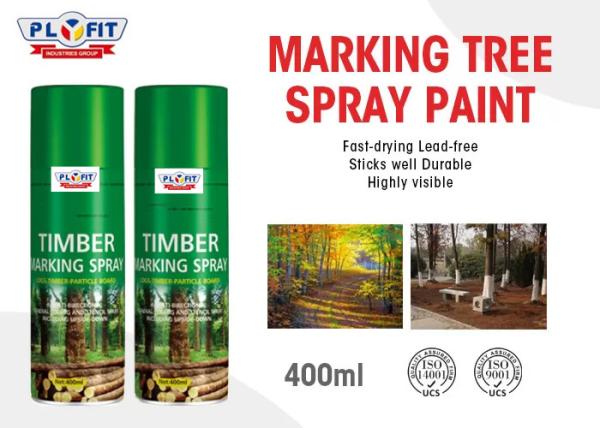Cores brilhantes visíveis Pintura de marcação de árvores florestais Para uso nas indústrias de processamento de madeira