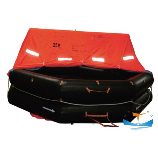 Davit - Launched Marine Life Raft 16 Man Capacity For Sea Sailing Vessel