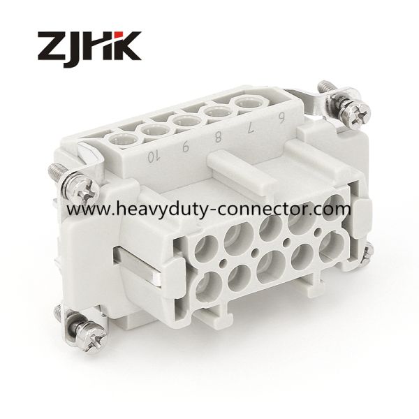 500В военное транспортное средство тяжёлый разъем 16А 10 пин женский терминал 09330102701