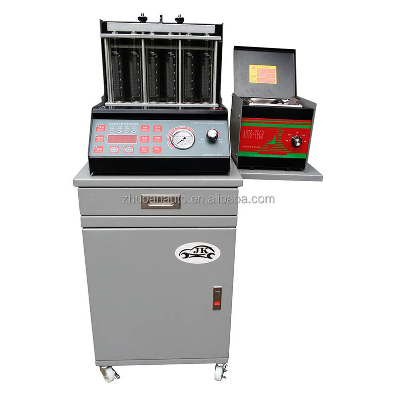 Automotive 6 Cylinders Fuel Injection Nozzle Cleaning Machine 50Hz Split Design