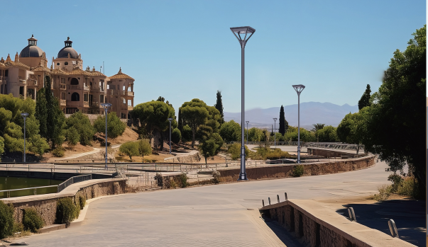 50W–100W Solar Garden Light for Street & Park Lighting IP66 Outdoor Solar LED Lamp