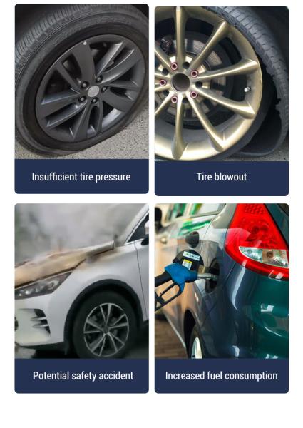 Powerful 150PSI 7500mAH Wireless Car Tire Inflator Pump with Jump Starter and Power Bank