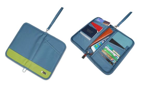 Waterproof Promotional Nylon Wallets , Multi Functional Nylon Credit Card Organizer