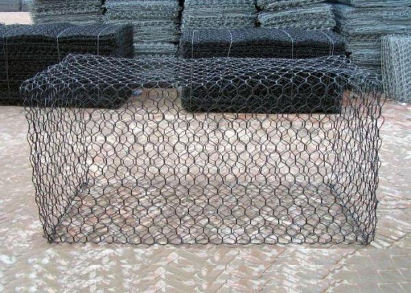 Galvanized Zinc 270g  3x1x0.3m 2.2mm Wire Mesh Galvanized Gabion Mesh
