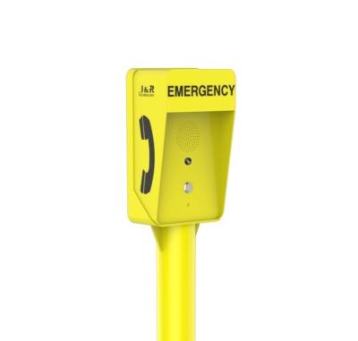 Impacto - telefone de emergência resistente de VoIP da borda da estrada da caixa de chamada do SORVO do SOS com câmera
