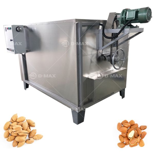 Food Shop Commercial Peanut Roaster Machine for Seed Roasting 3000*1200*1700 mm