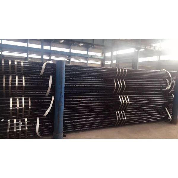 GB 3087 A106 Black Seamless Carbon Steel Pipe / Tube For Fluid Transport