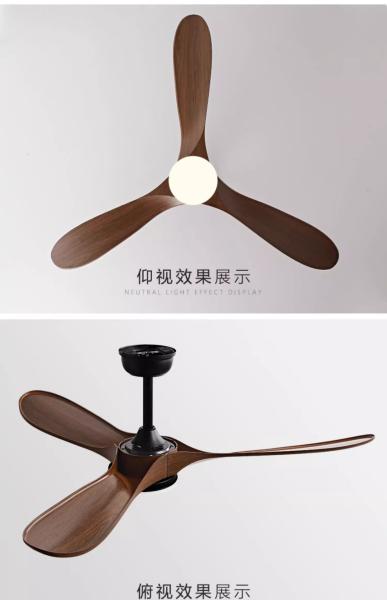 Fabricante 110V 220V Ventiladores de techo modernos con luces LED
