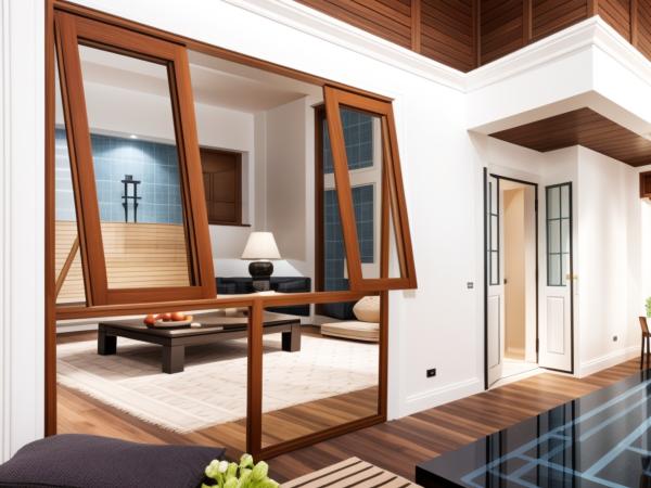 Aluminium Top Hung Outward Opening Window Waterproof And Soundproof