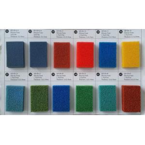 Lámina de goma esponjosa de silicona de celda abierta 10-45 Shore A 200psi