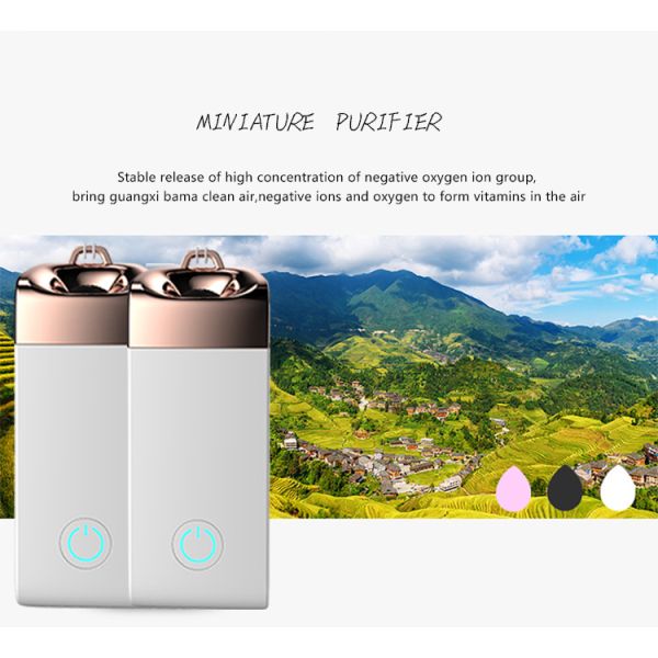 Портативная машинка иона ожерелья 240h 13dB очистителя воздуха CE личная ионная отрицательная