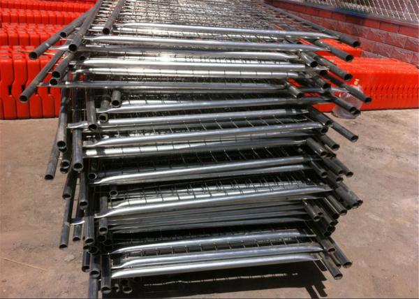 Low Zinc Temporary Site Fence Panels , Barricade Fence Panels AS4687-2007