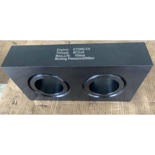 Diesel Engine Black Hydraulic Jack Bolt Tensioning Bolt Stretcher