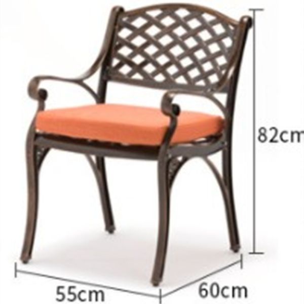 Metal Aluminum Leg Chair Plant Bench Outdoor Rest Chairs for Mail Packing