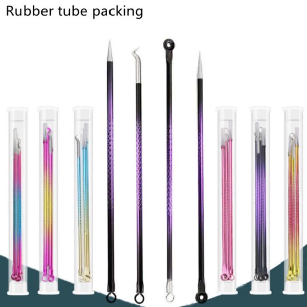 4 Pcs 5 Pcs 7 Pcs Facial Skin Care Devices Stainless Steel Acne Blackhead Remover