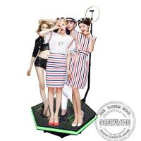 360 graus moderaram o apoio de vidro 2 da cabine da foto de Selfie - 3 pessoas