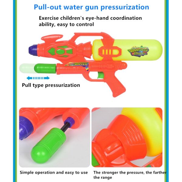 EN71 Water Sprinkler Toys , PP 550ml Summer Water Guns 36*16*8CM