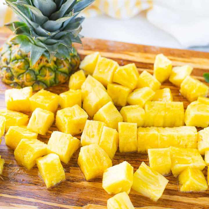 Замороженные свежие ананасовые дольки кубики нарезанные кусочки кубиками блоки кубики нарезки без сахара IQF оптовая цена оптом органические заморозка Отзывов пока нет сертифицировано
