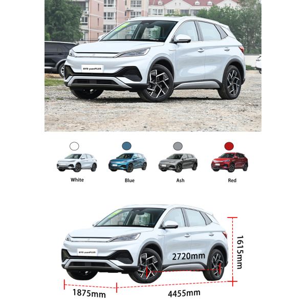 EV BYD Second Hand Car Vehicles 510km Electric SUV BYD Yuan Plus Flagship