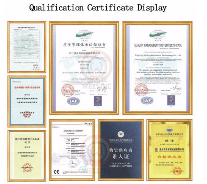 Машина облицовки фланца портативной машинки паза уплотнения 610mm мотора сервопривода