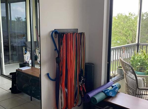 ISO9001 Rohs CE Bandas de Resistência Montador de parede de rack para armazenamento de equipamentos de ginástica em casa