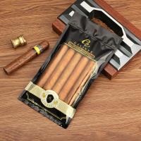 Le conditionnement en plastique latéral de tirette de sac de joint de Mylar trois met en sac pour le sac de cigare d'humidité