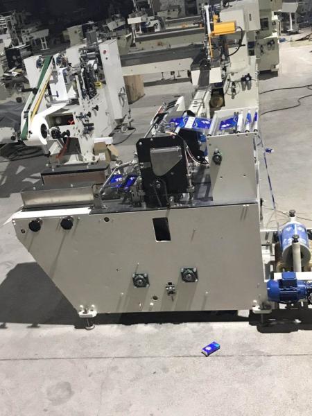 PLC Automatic Pocket Paper Tissue Machine Production Line 8-12bags/min